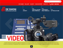 Tablet Screenshot of desimoniparma.com